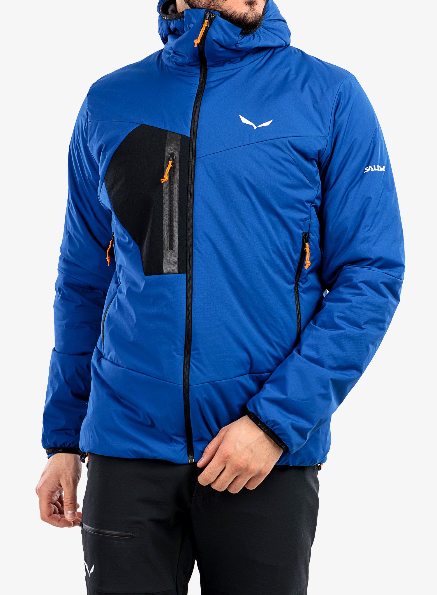 Zateplená bunda Salewa Ortles TWR Stretch HD Jacket - electric/black out
