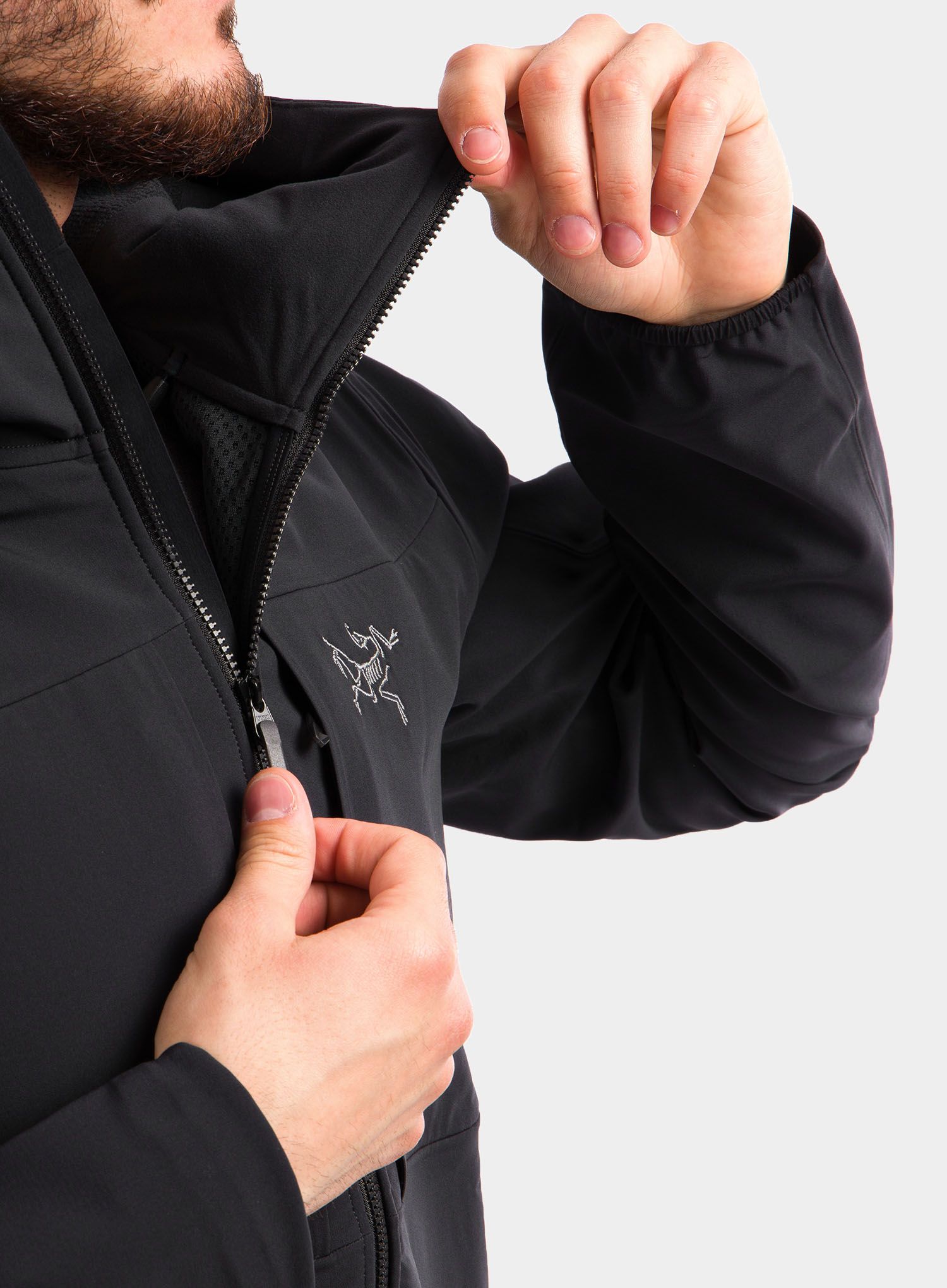Softshellová bunda Arcteryx Gamma MX Hoody - black