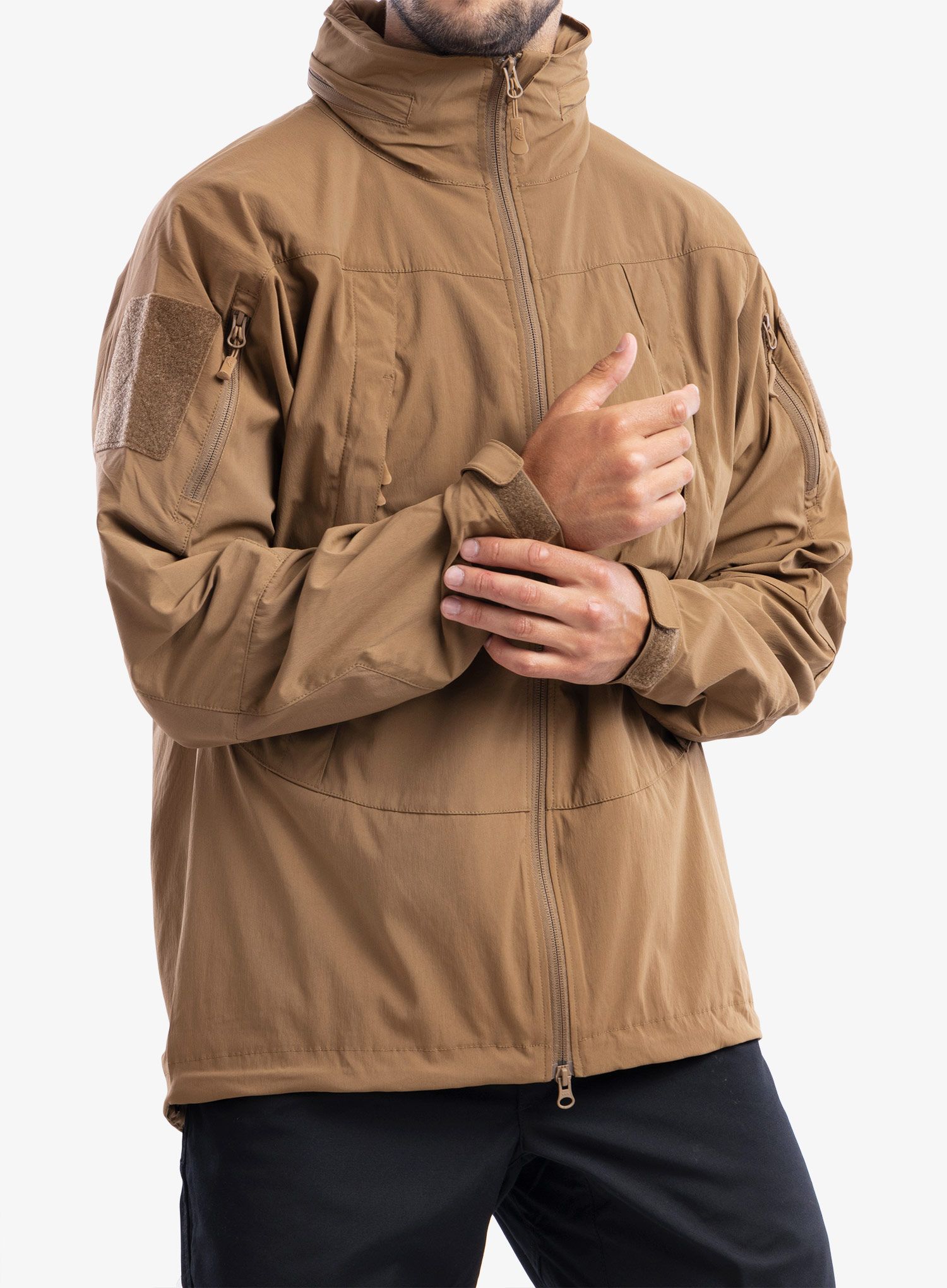 Softshellová bunda Helikon-Tex Blizzard - StormStretch - mud brown