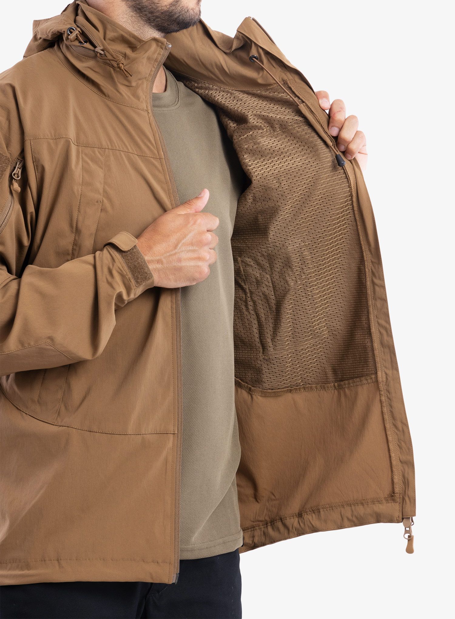 Softshellová bunda Helikon-Tex Blizzard - StormStretch - mud brown