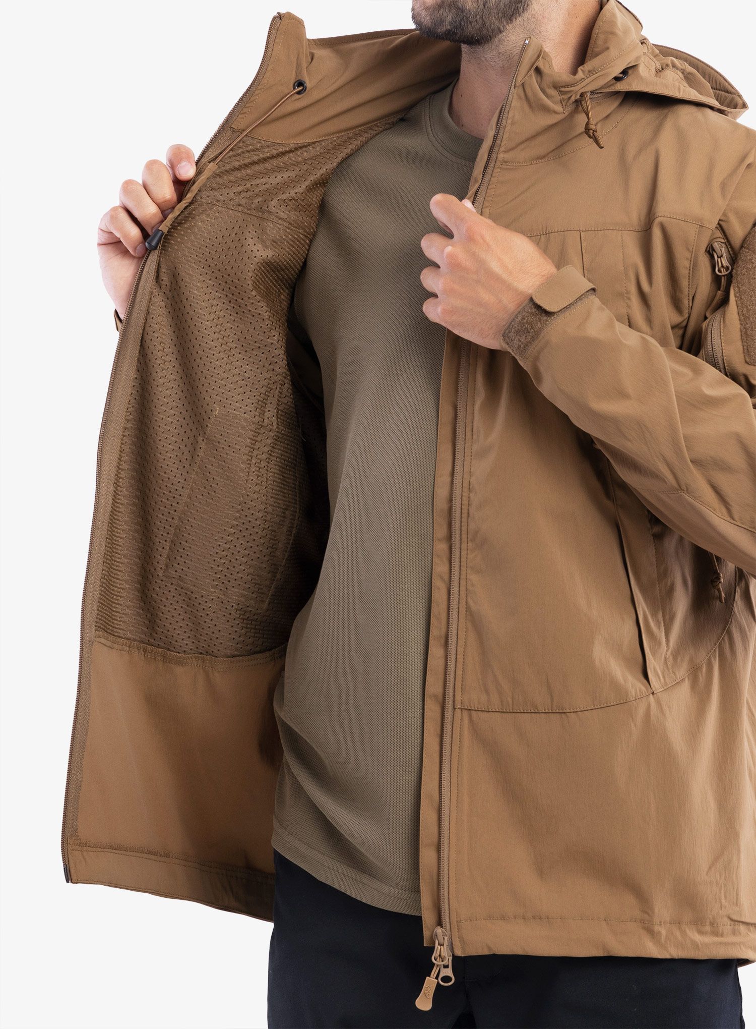 Softshellová bunda Helikon-Tex Blizzard - StormStretch - mud brown