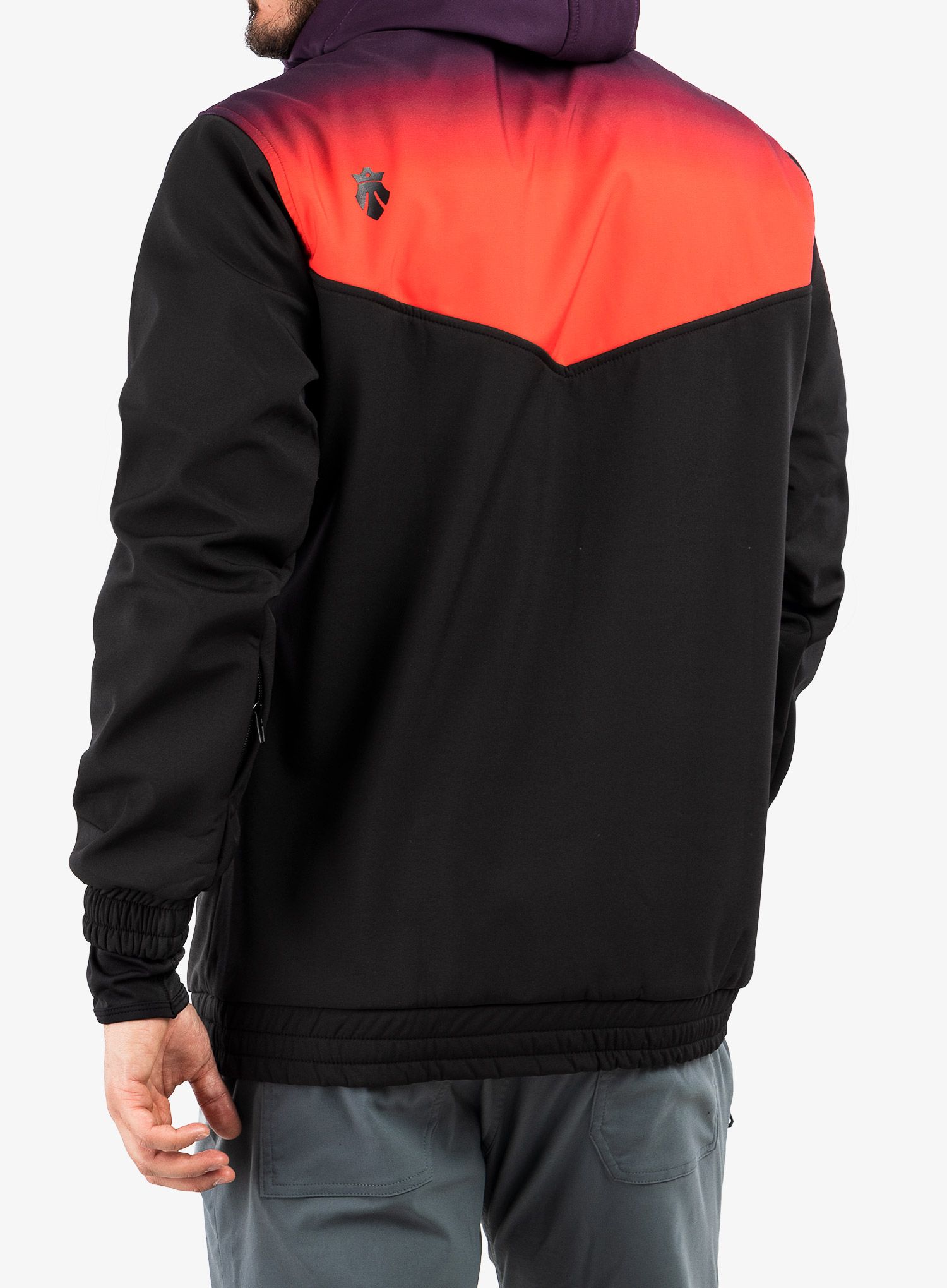 Bunda Majesty Anorak Softshell - black/red