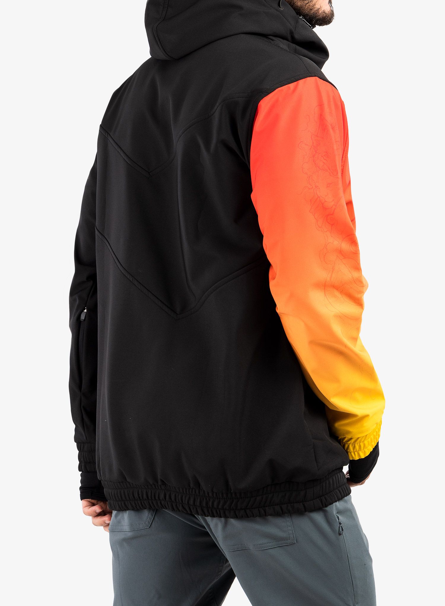 Softshellová bunda Majesty Shadow Majesty Shadow Softshell - blk/red