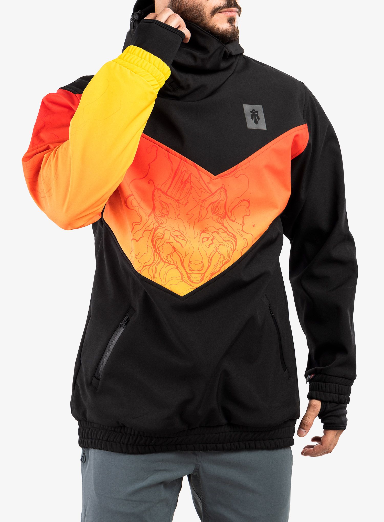 Softshellová bunda Majesty Shadow Majesty Shadow Softshell - blk/red
