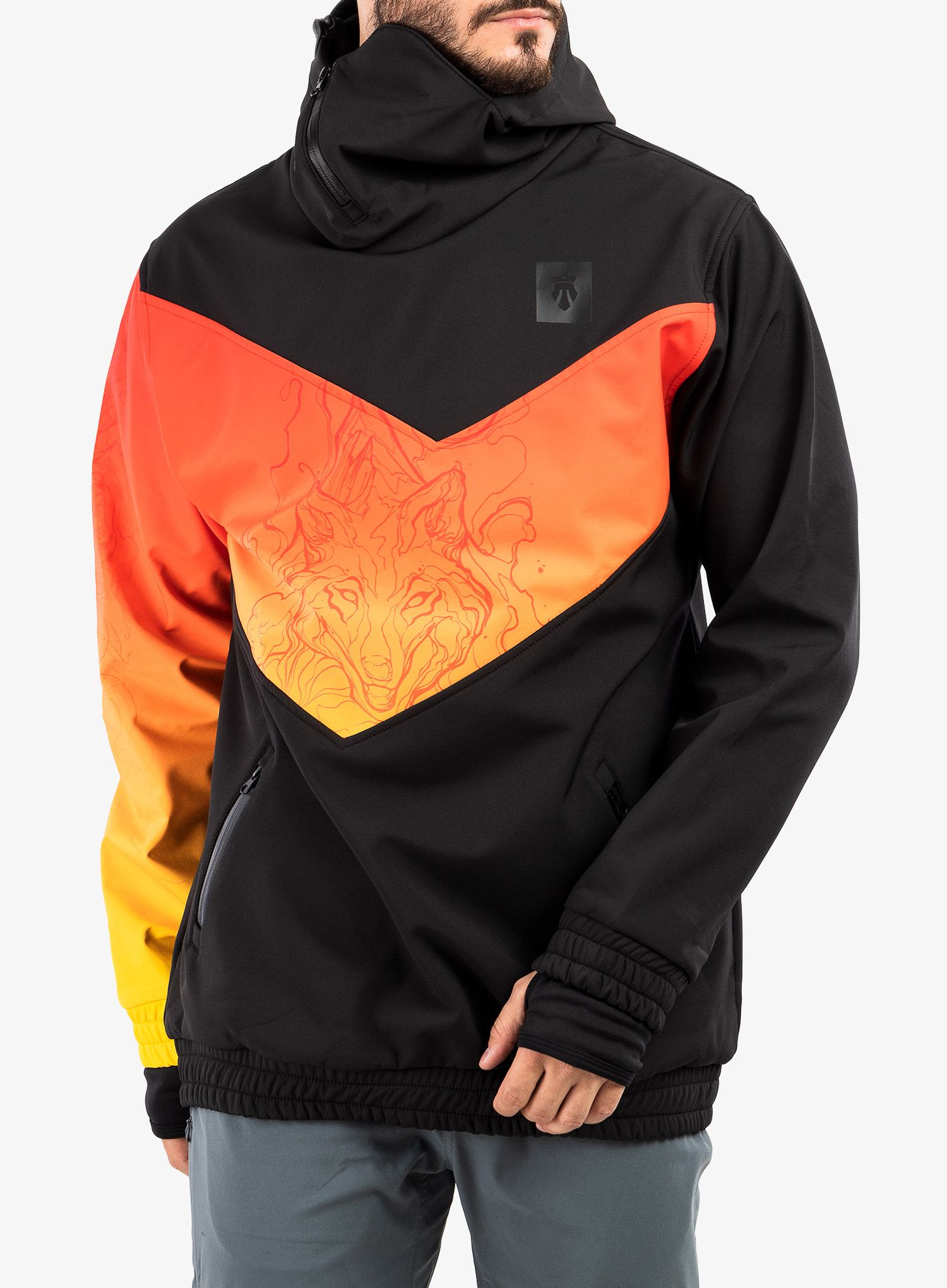 Softshellová bunda Majesty Shadow Majesty Shadow Softshell - blk/red