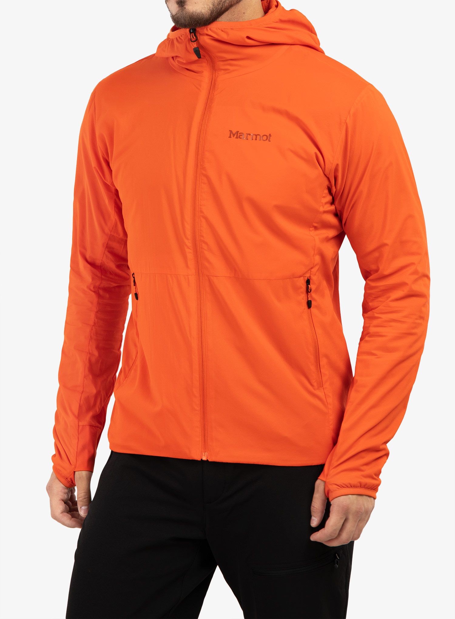 Softshellová bunda Marmot Alt HB Hoody - red sun