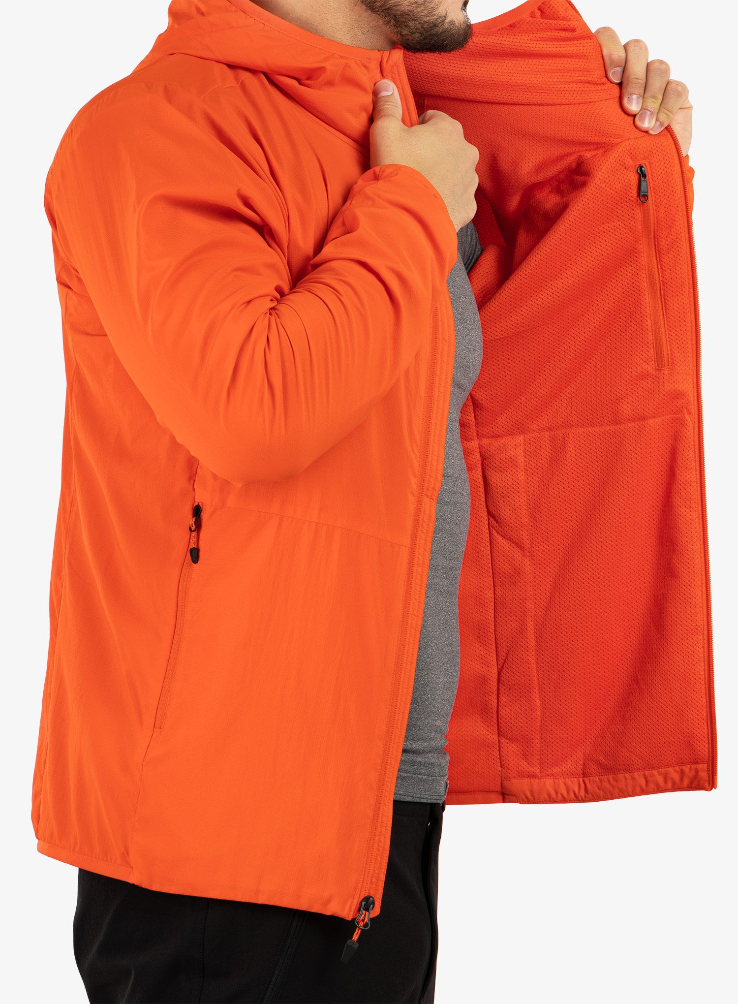 Softshellová bunda Marmot Alt HB Hoody - red sun