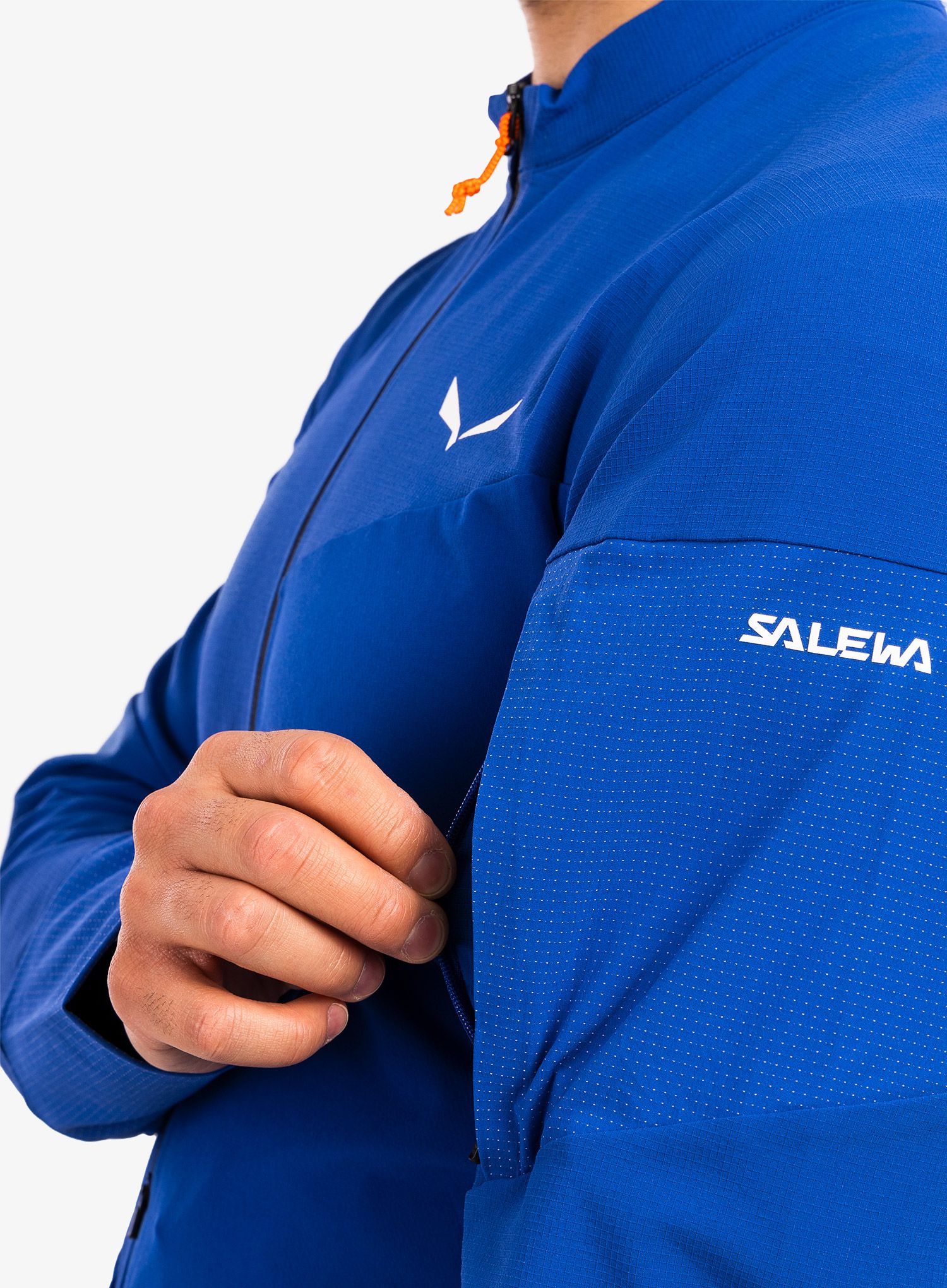 Softshellová bunda Salewa Agner DST Anorak - electric