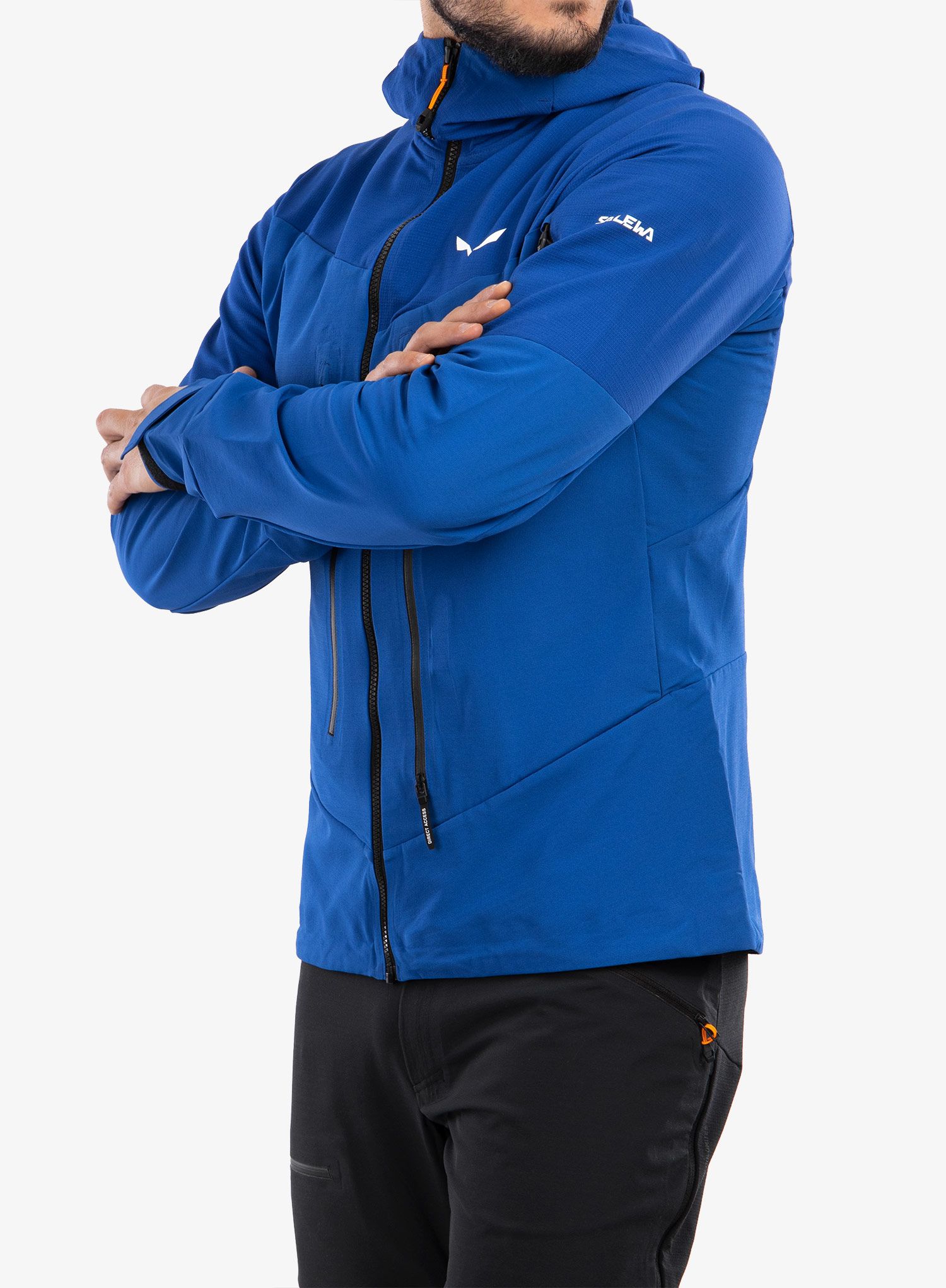 Softshellová bunda Salewa Ortles DST Jacket - electric