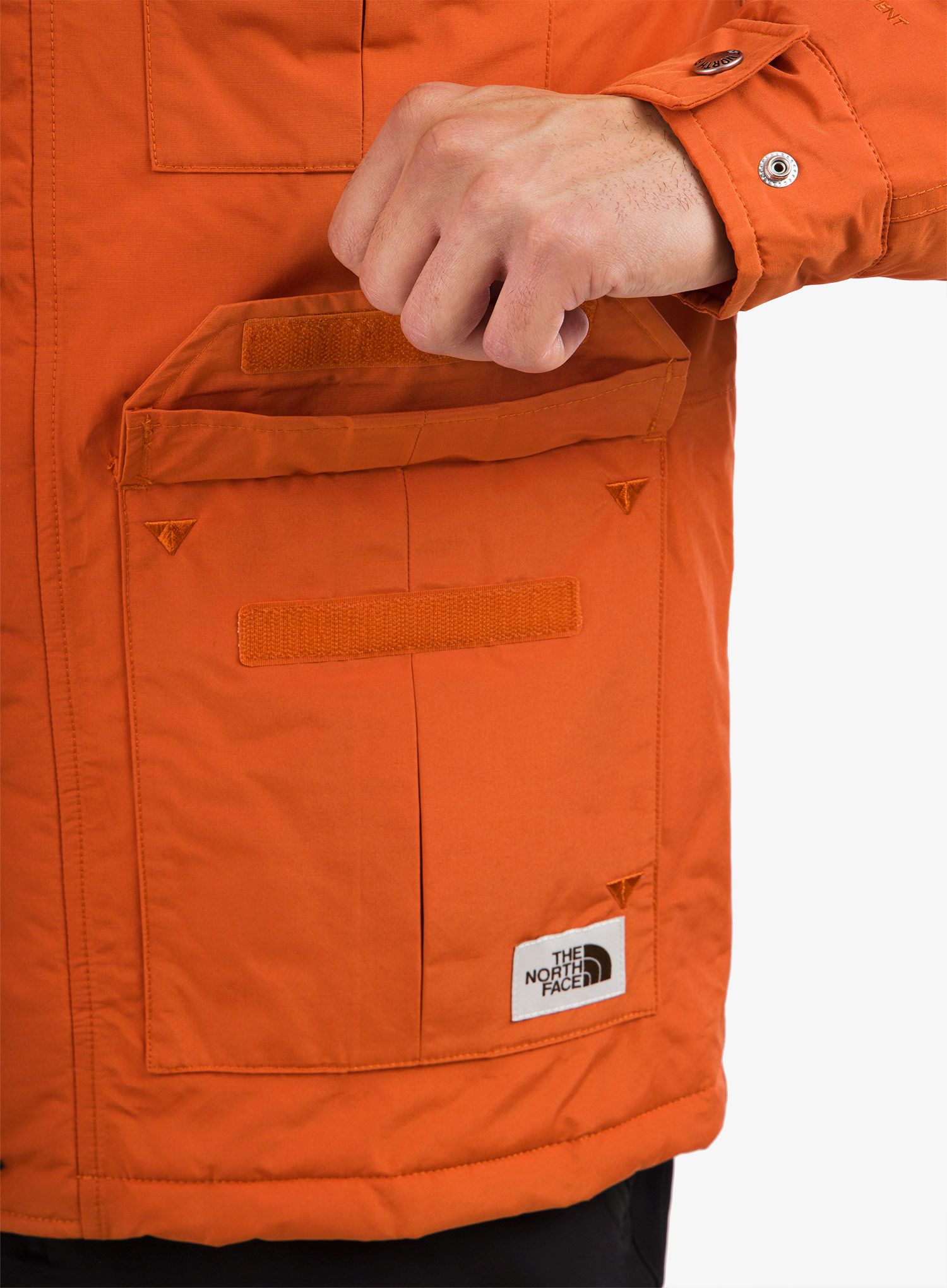 Bunda The North Face Thermoball DryVent Mountain Parka - ochre