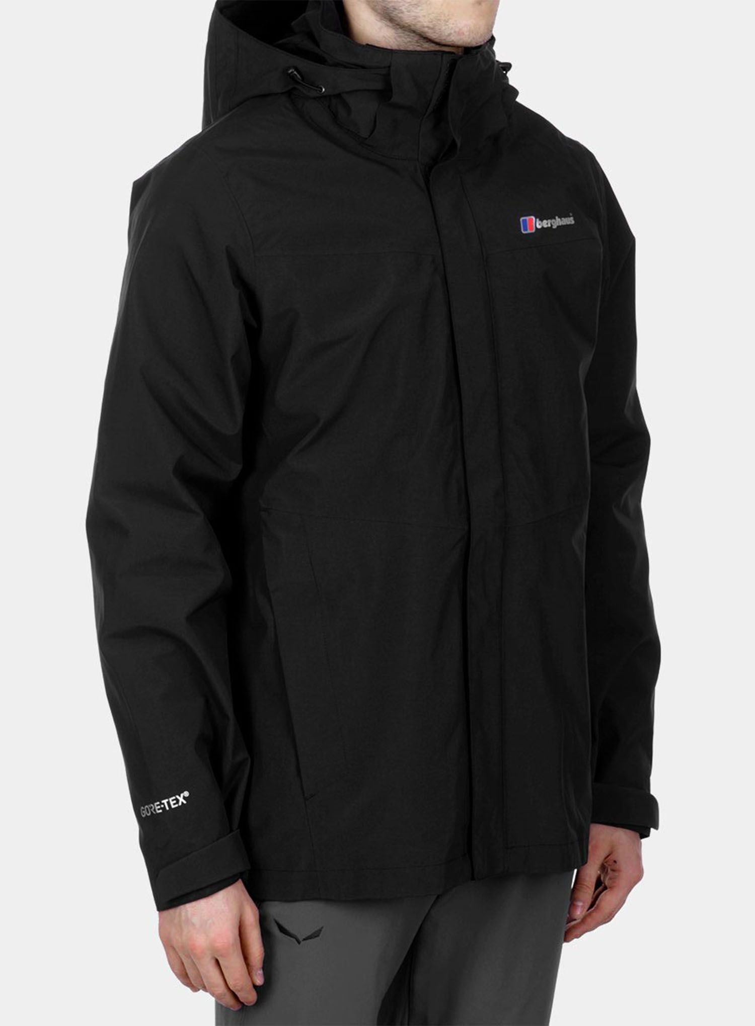 Turistická bunda Berghaus Hillwalker 3in1 Jacket - black/black