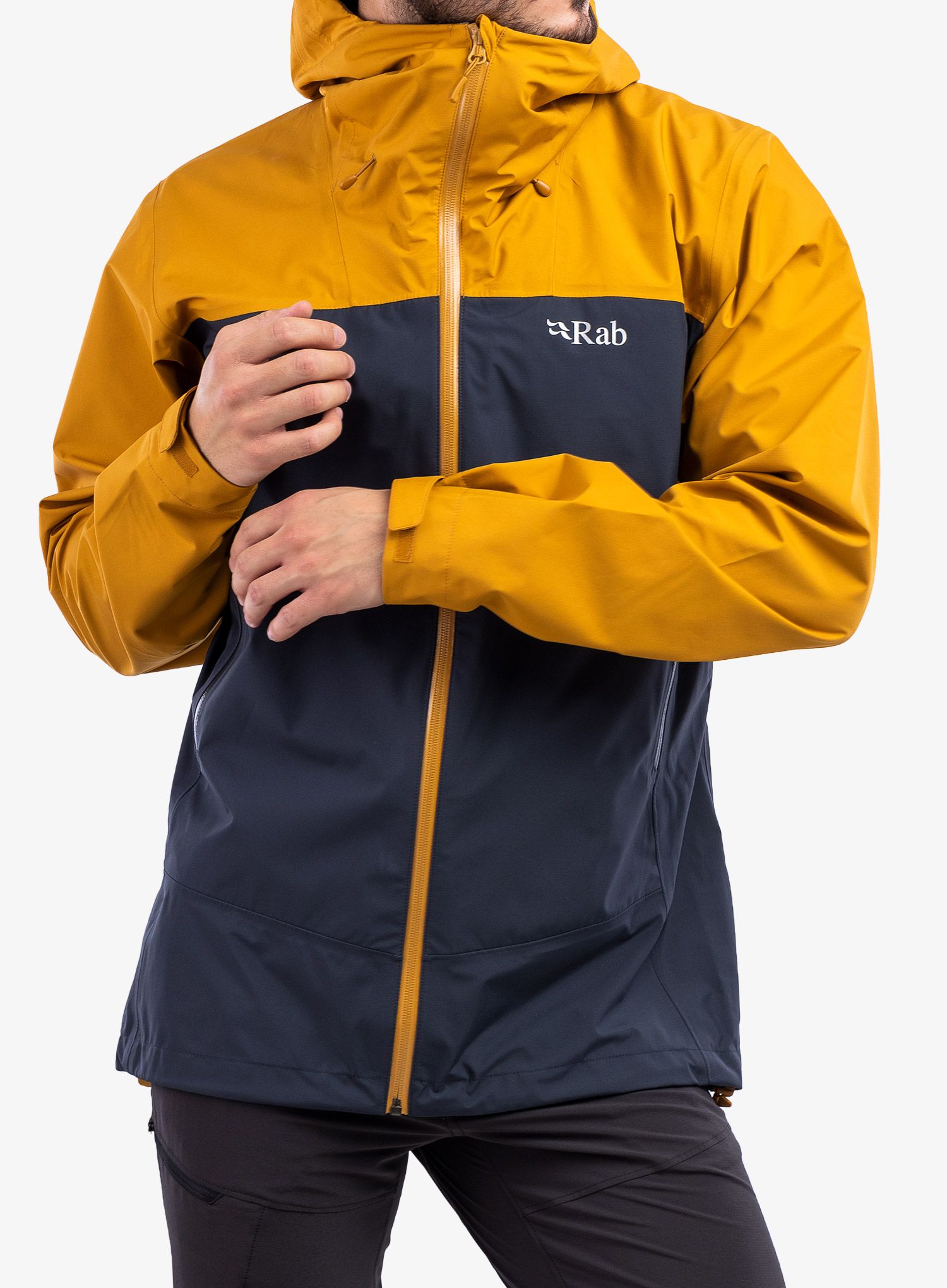 Membránová bunda Rab Arc Eco Jacket - d.butternut/beluga