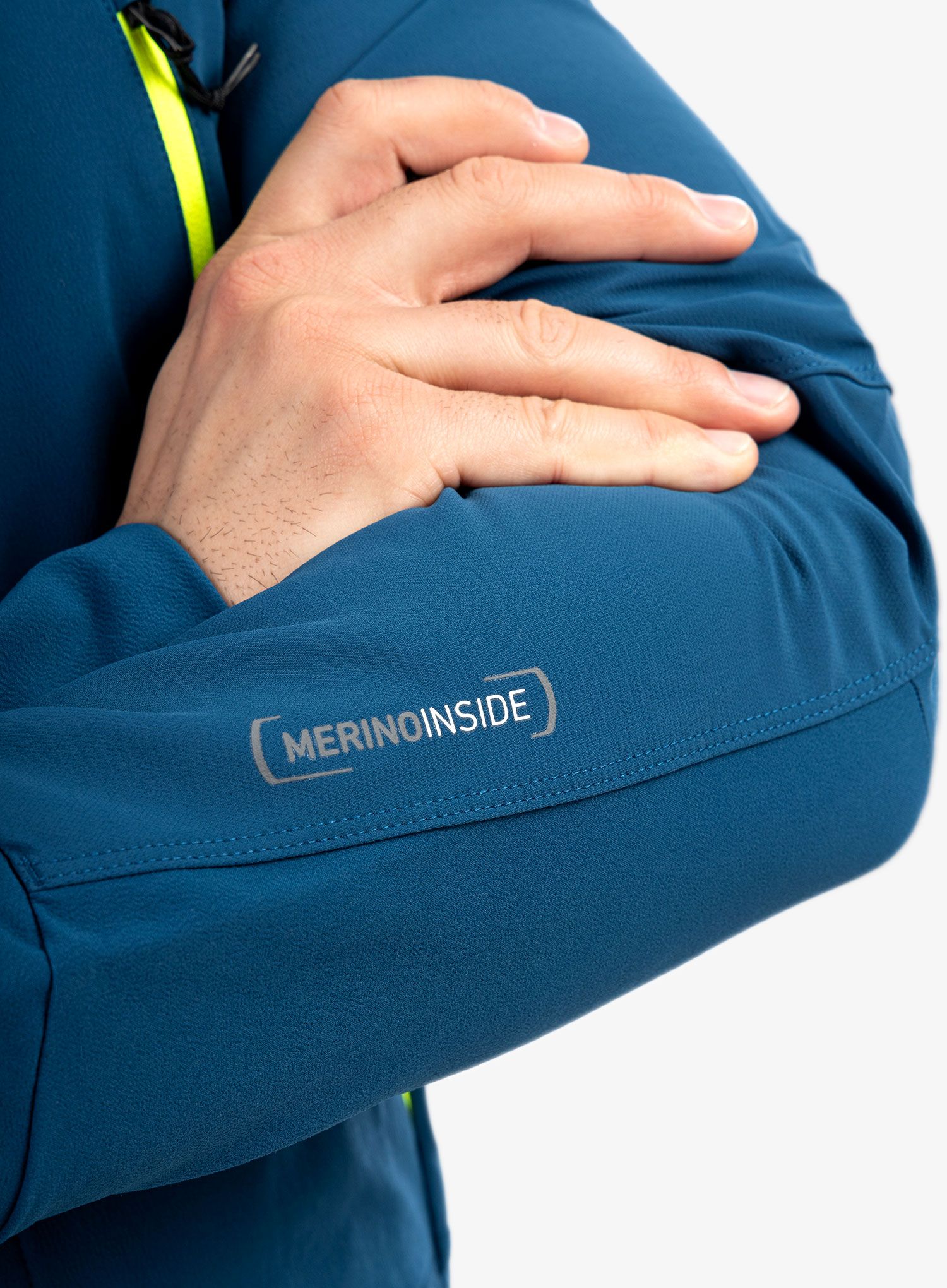 Lezecká bunda Ortovox Pala Hooded Jacket - petrol blue