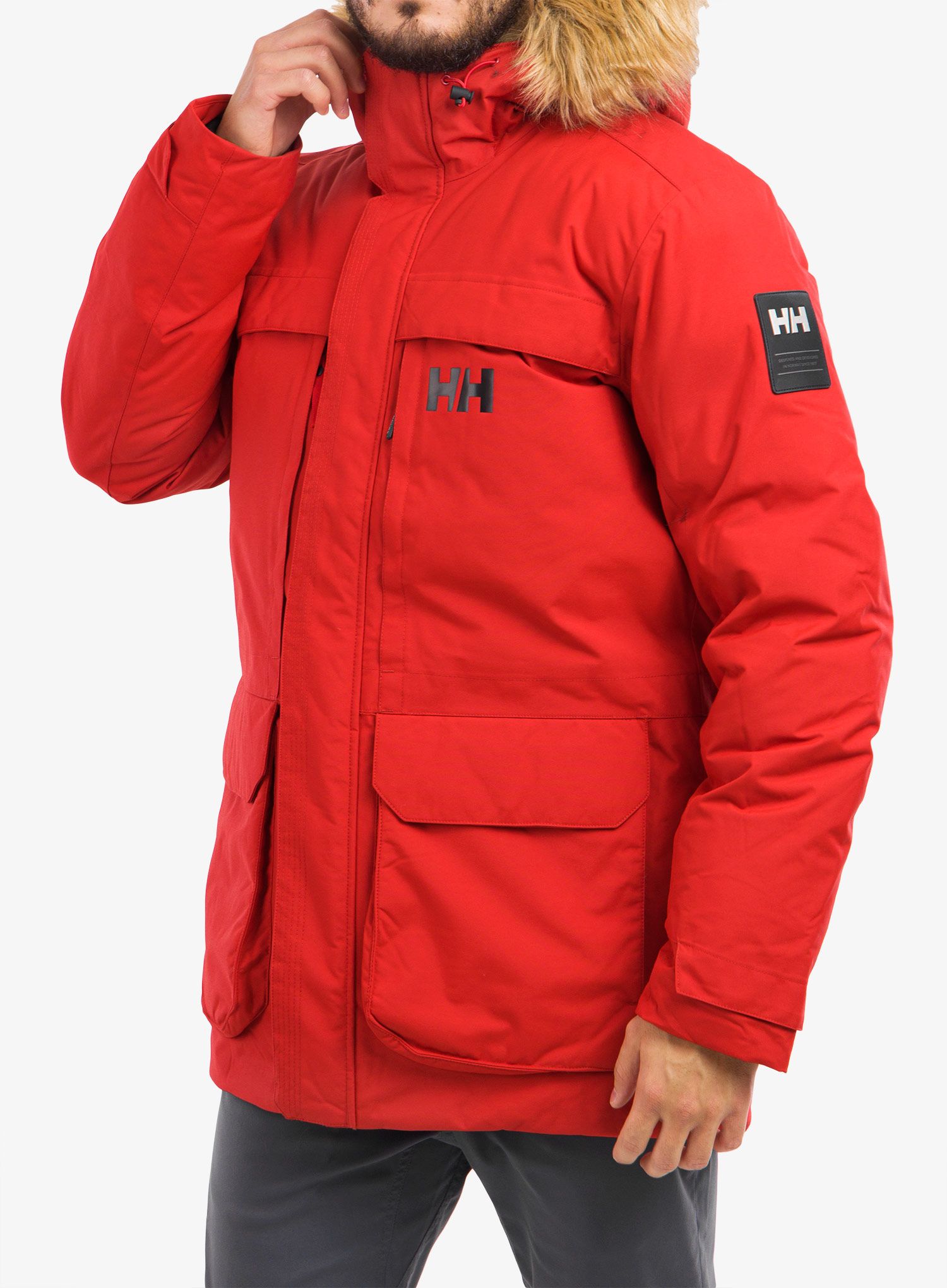 Zimní bunda Helly Hansen Nordsjo Parka - red