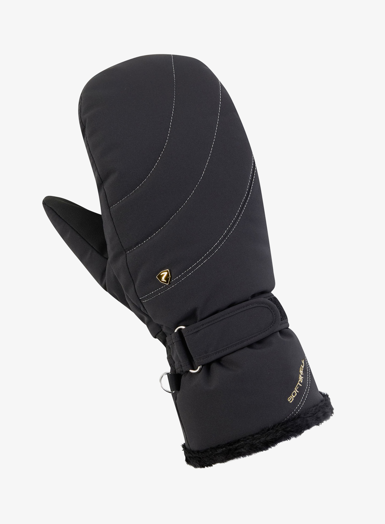 Dámské palčáky Ziener Keaki AS PR Mitten - black/gold art