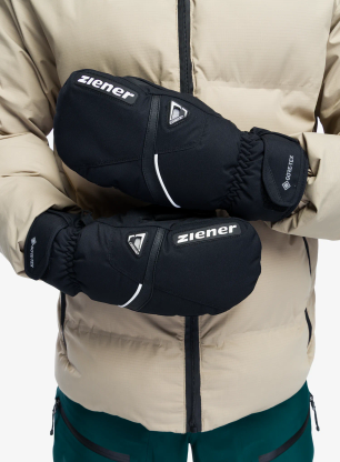Palčáky Ziener Galisor GTX + Gore Plus Warm Mitt Glove - black