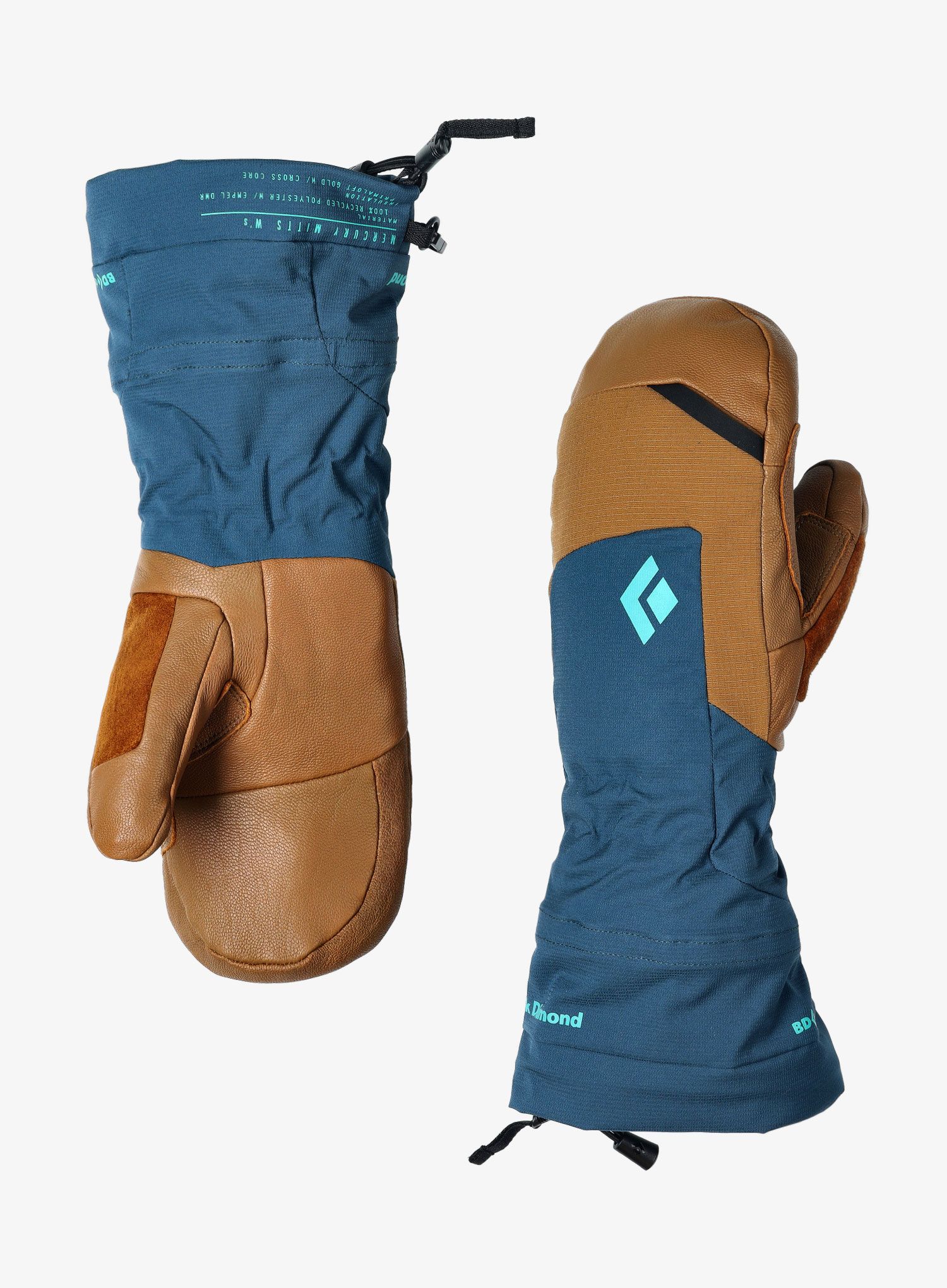 Palčáky dámské Black Diamond Mercury Mitts - azurite