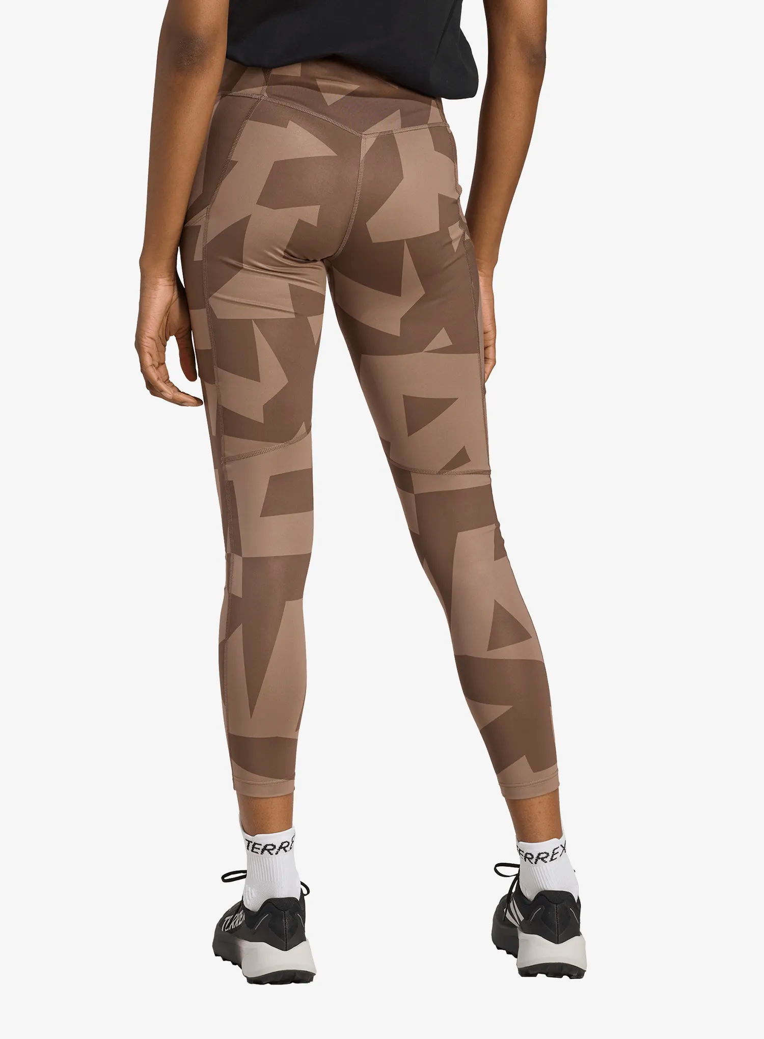 Dámské legíny adidas TERREX Multi Leggings Printed - trace brown/earth strata