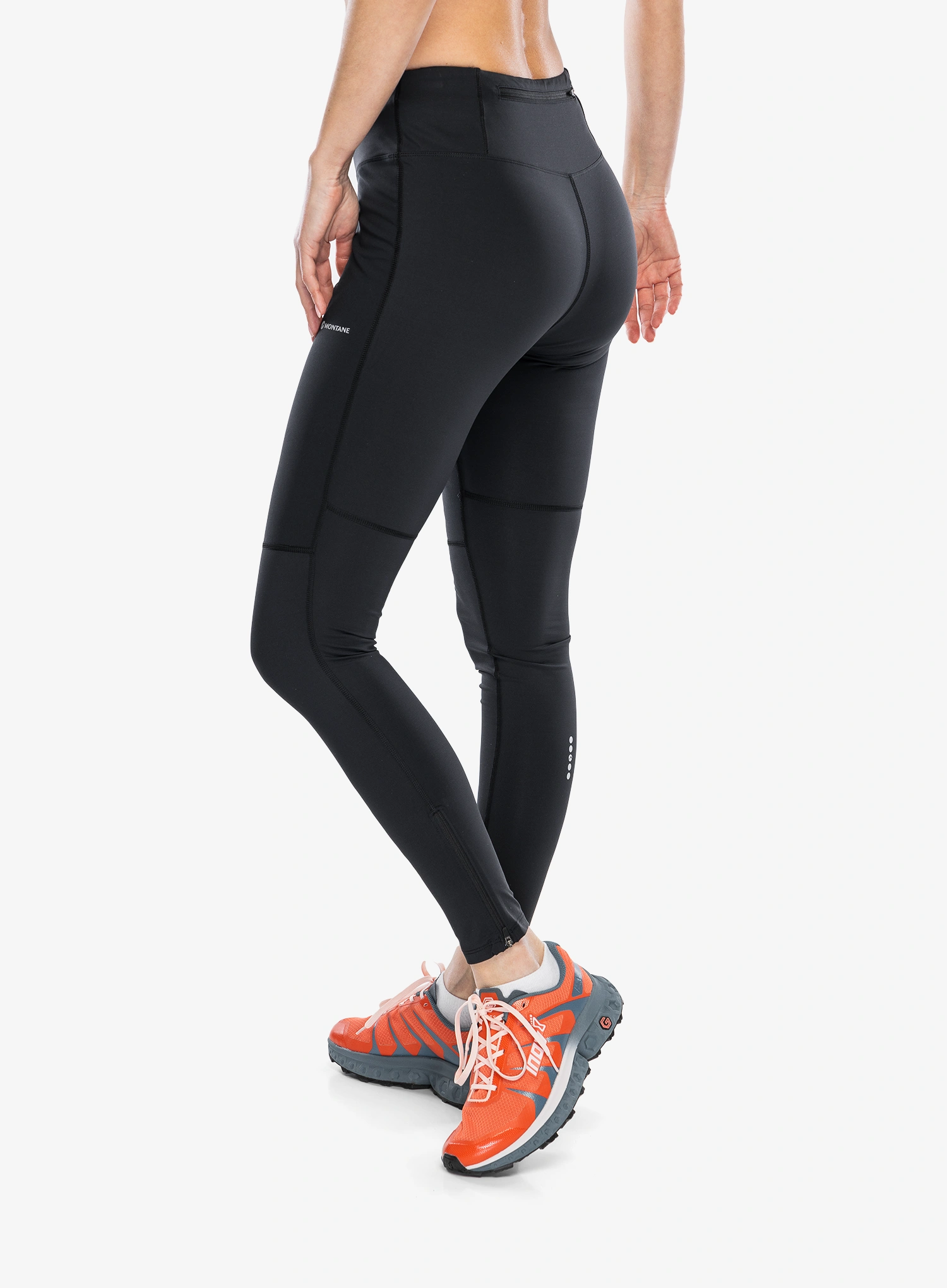 Dámské běžecké legíny Montane Slipstream Thermal Tights - black