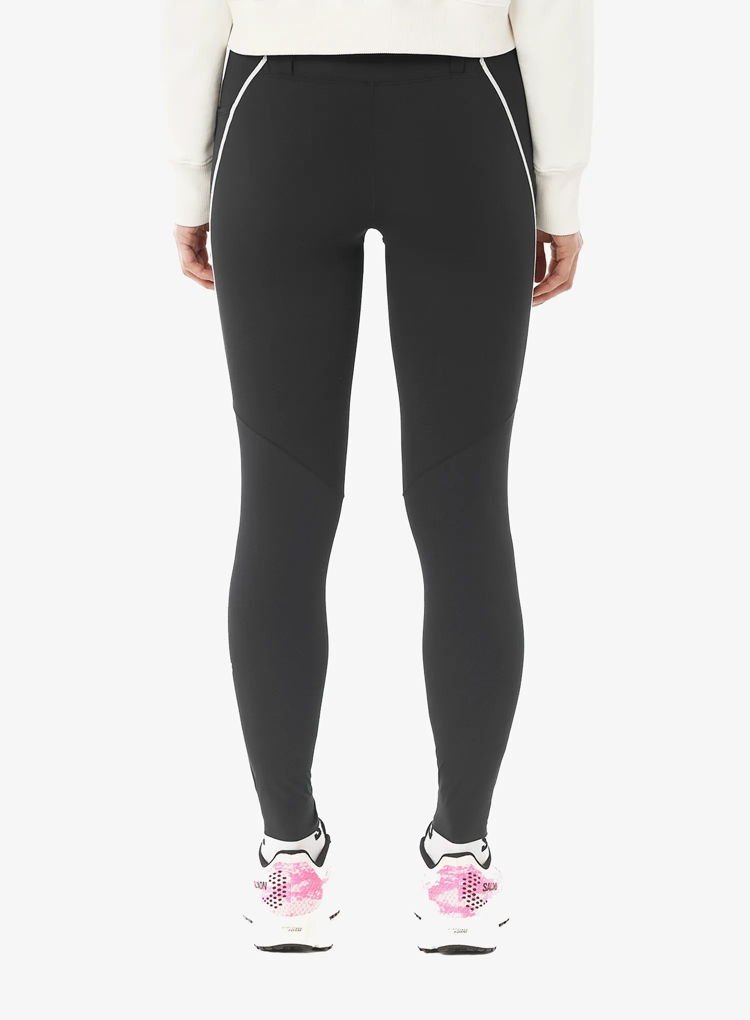 Dámské běžecké legíny Salomon Sense Stow Tights - deep black