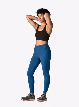 Dámské legíny Patagonia Maipo 7/8 Stash Tights - aquatic blue