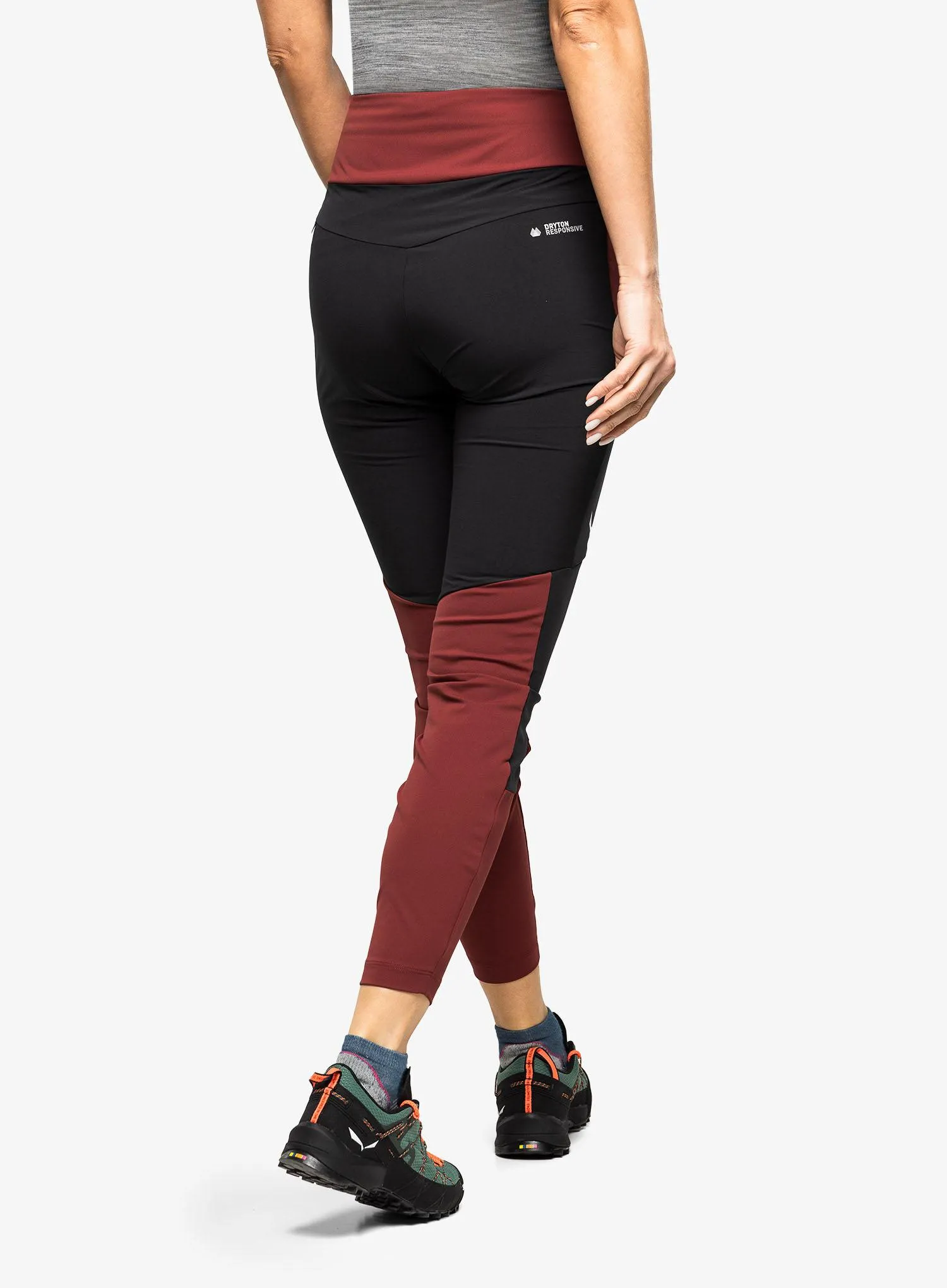Kalhoty dámské Salewa Puez Dry Responsive Cargo Tights - syrah