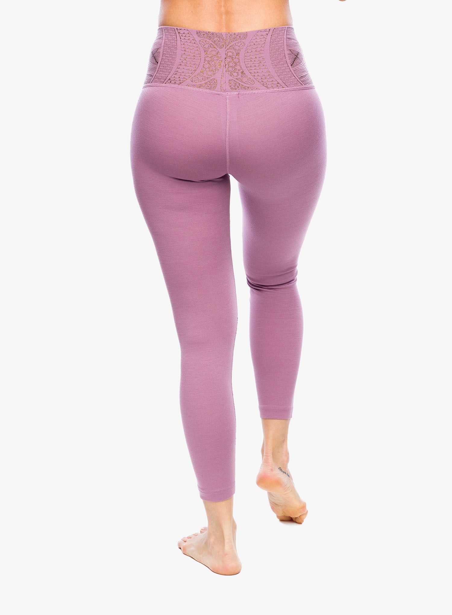 Dámské legíny Super.natural Arabesque Tights - orchid/copper