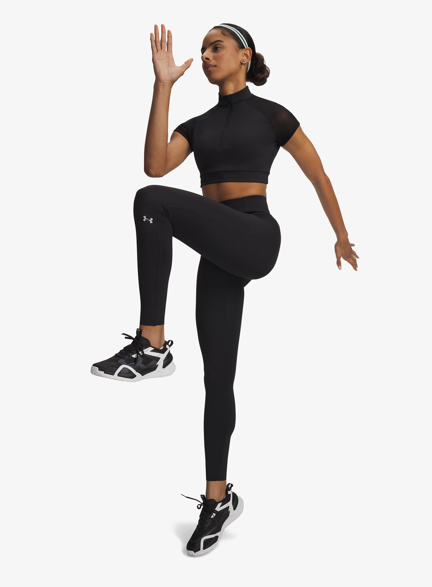 Dámské legíny Under Armour Vanish Elite Legging - ultimate black/metallic silver