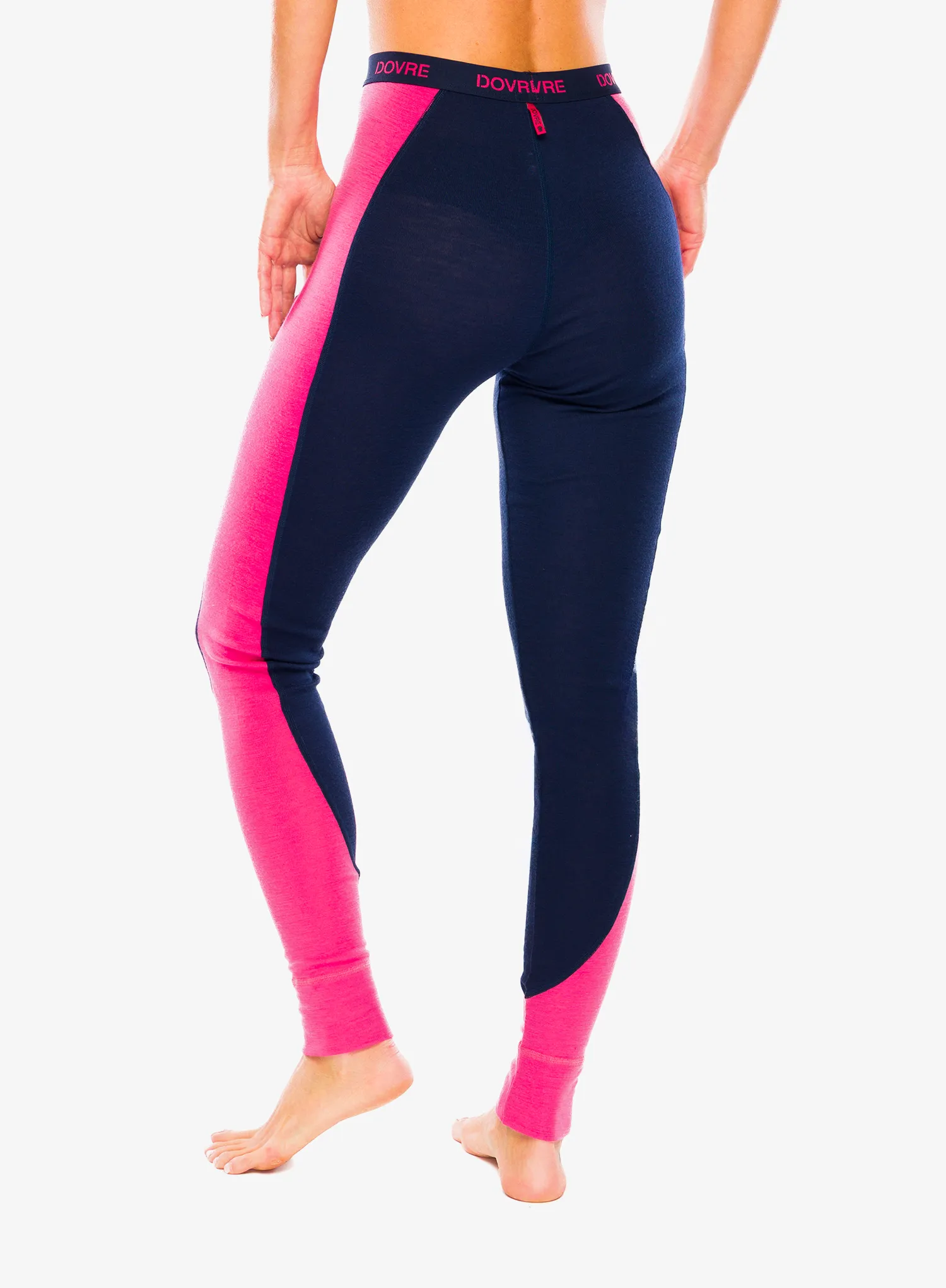 Termolegíny dámské Dovre 100% Merino Wool Active - navy