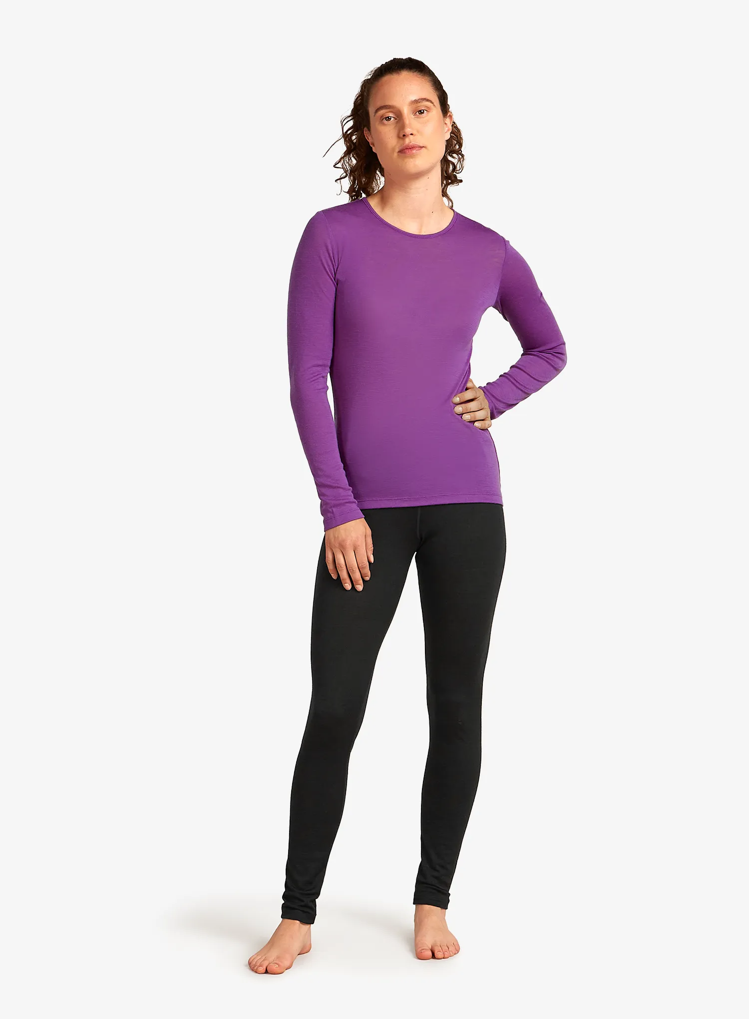 Termolegíny dámské Icebreaker Merino 200 Oasis High Rise Leggings - black