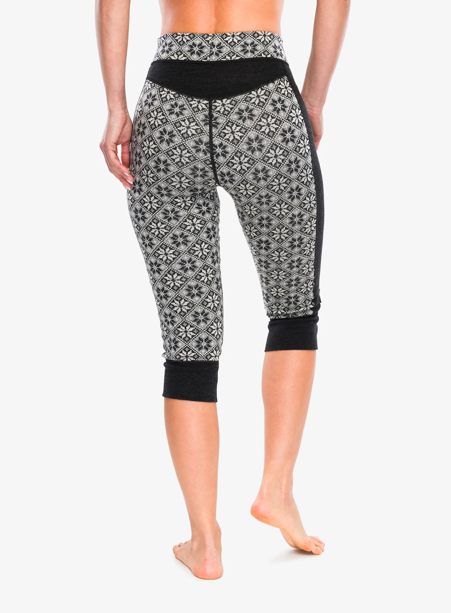 Termolegíny dámské Kari Traa Rose Capri High Waist - black