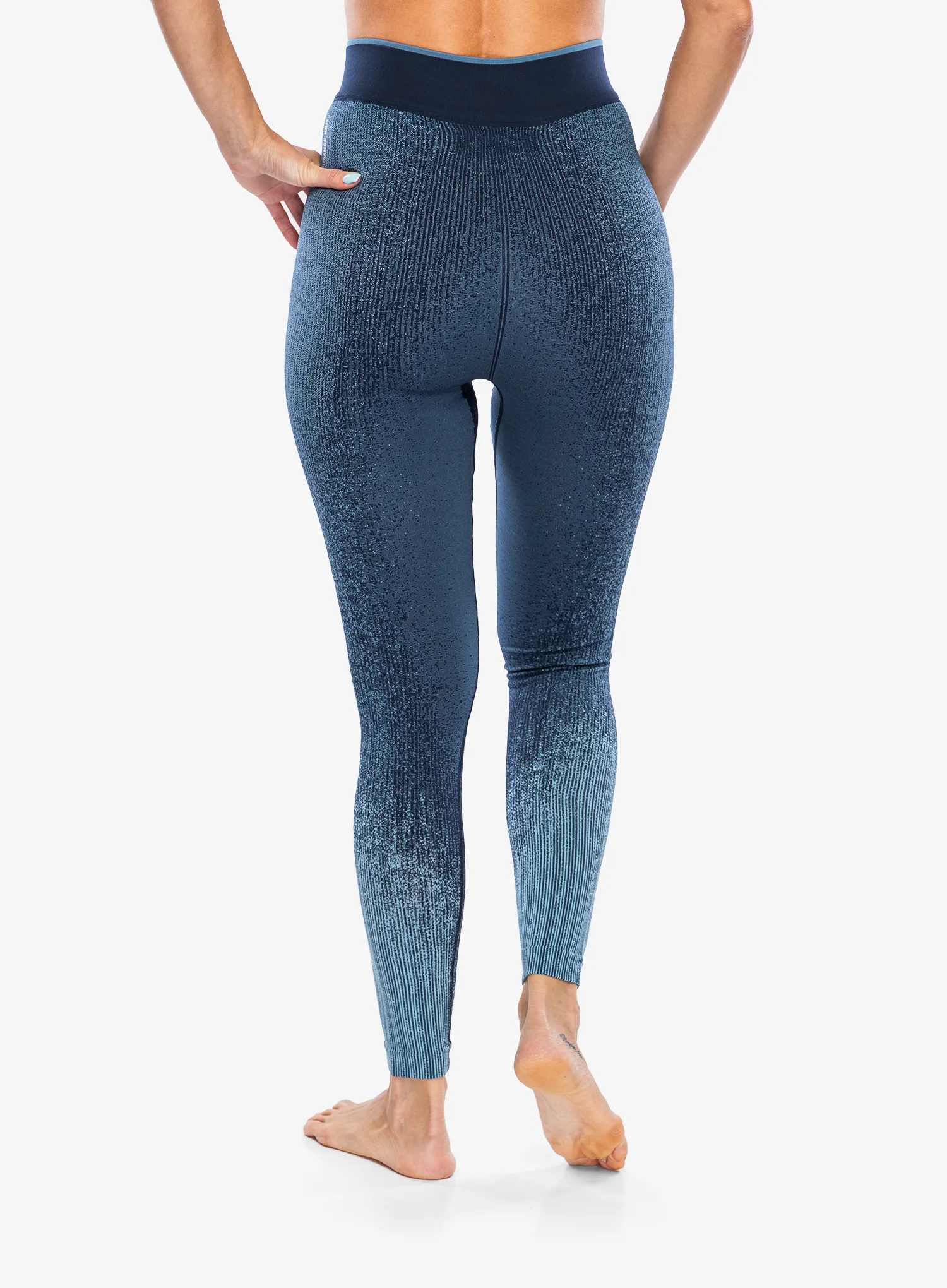 Termolegíny dámské Odlo Blackcomb Eco BL Bottom Long - provincial blue
