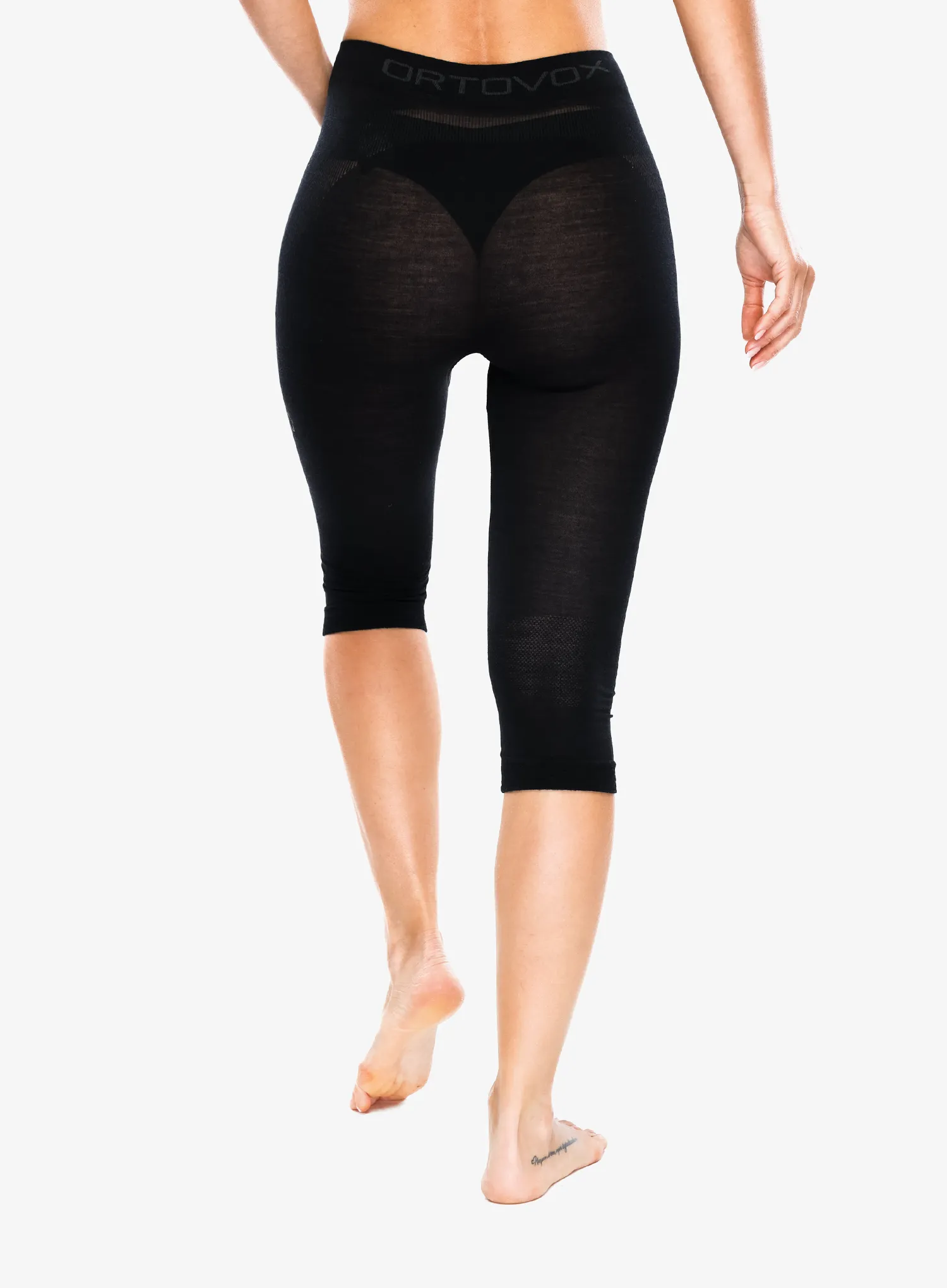 Termolegíny dámské Ortovox 120 Comp Light Short Pants - black raven