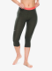 Termolegíny dámské Salewa Cristallo Warm Amr 3/4 Tight - dark olive