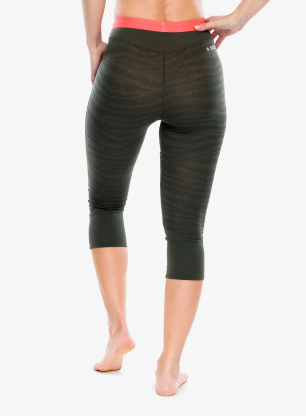 Termolegíny dámské Salewa Cristallo Warm Amr 3/4 Tight - dark olive