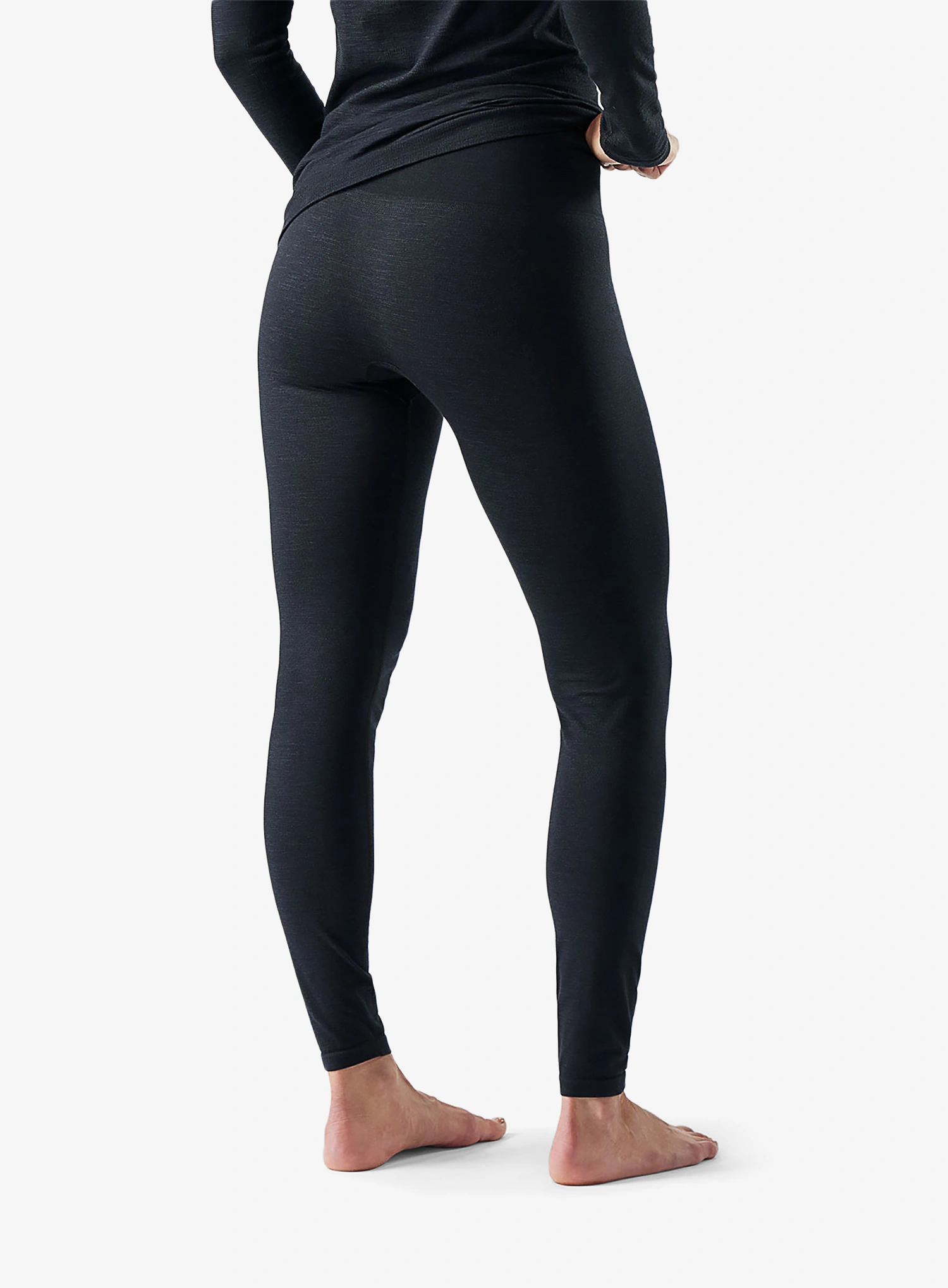 Termolegíny dámské Smartwool Intraknit All-Season Merino Base Layer Bottom - black