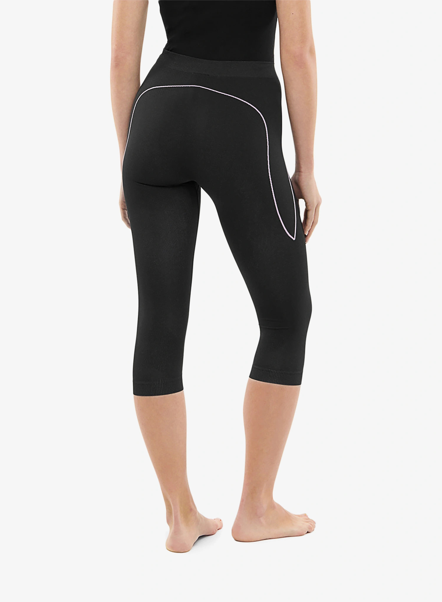 Termolegíny dámské Viking Base Layer Etna 2.0 3/4 Pants - black/purple