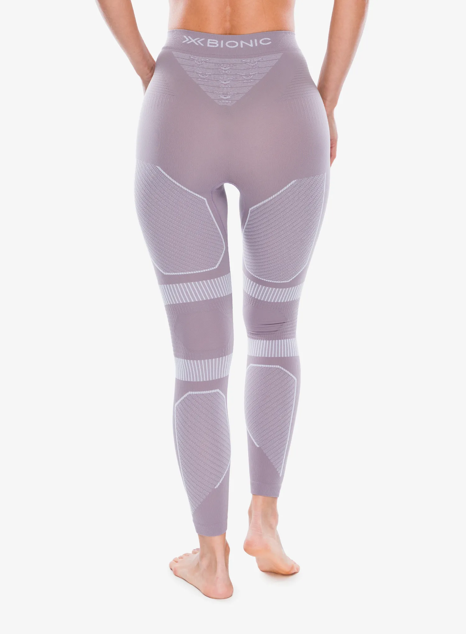 Termolegíny dámské X-Bionic Energy Accumulator Light Pants - dusty lavender/arctic white