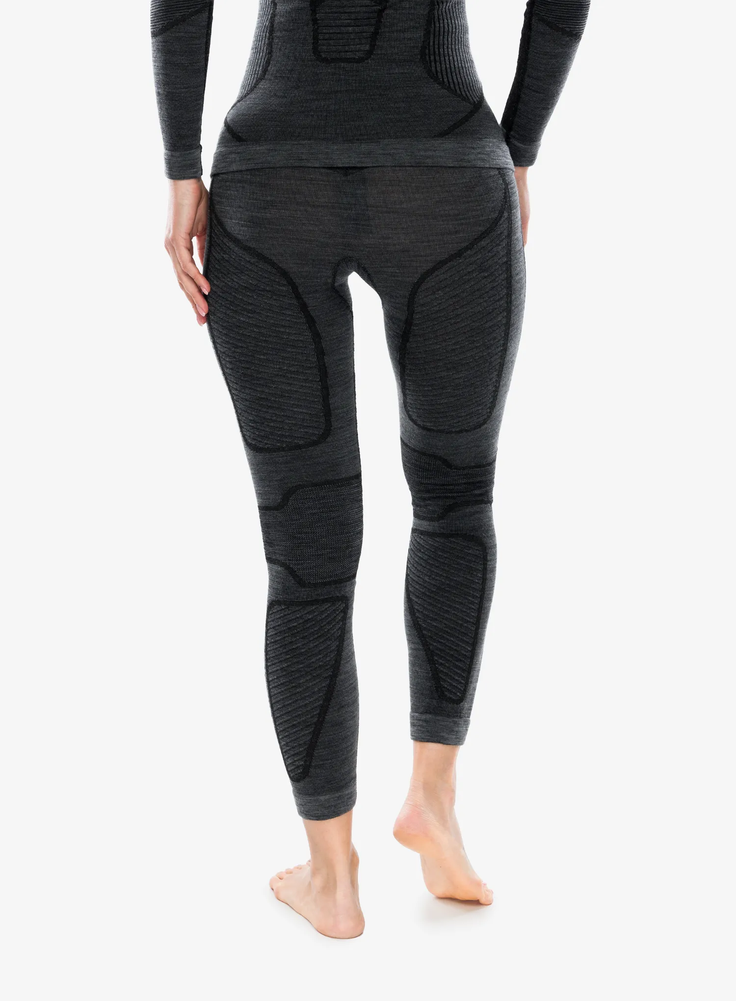 Termolegíny dámské X-Bionic Symbio Merino Pants - rhino grey