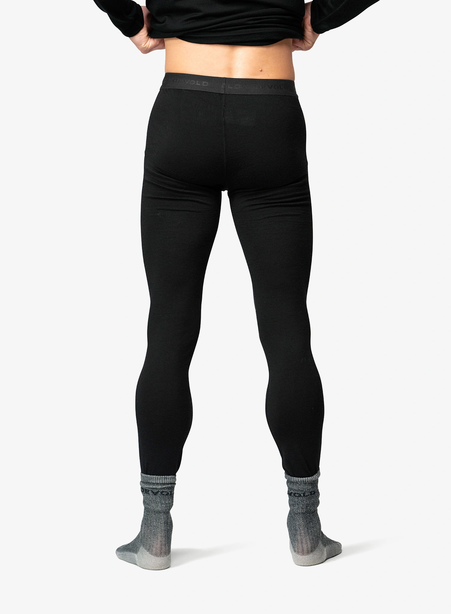 Termolegíny Devold Breeze Plus Merino 200 Longs - black