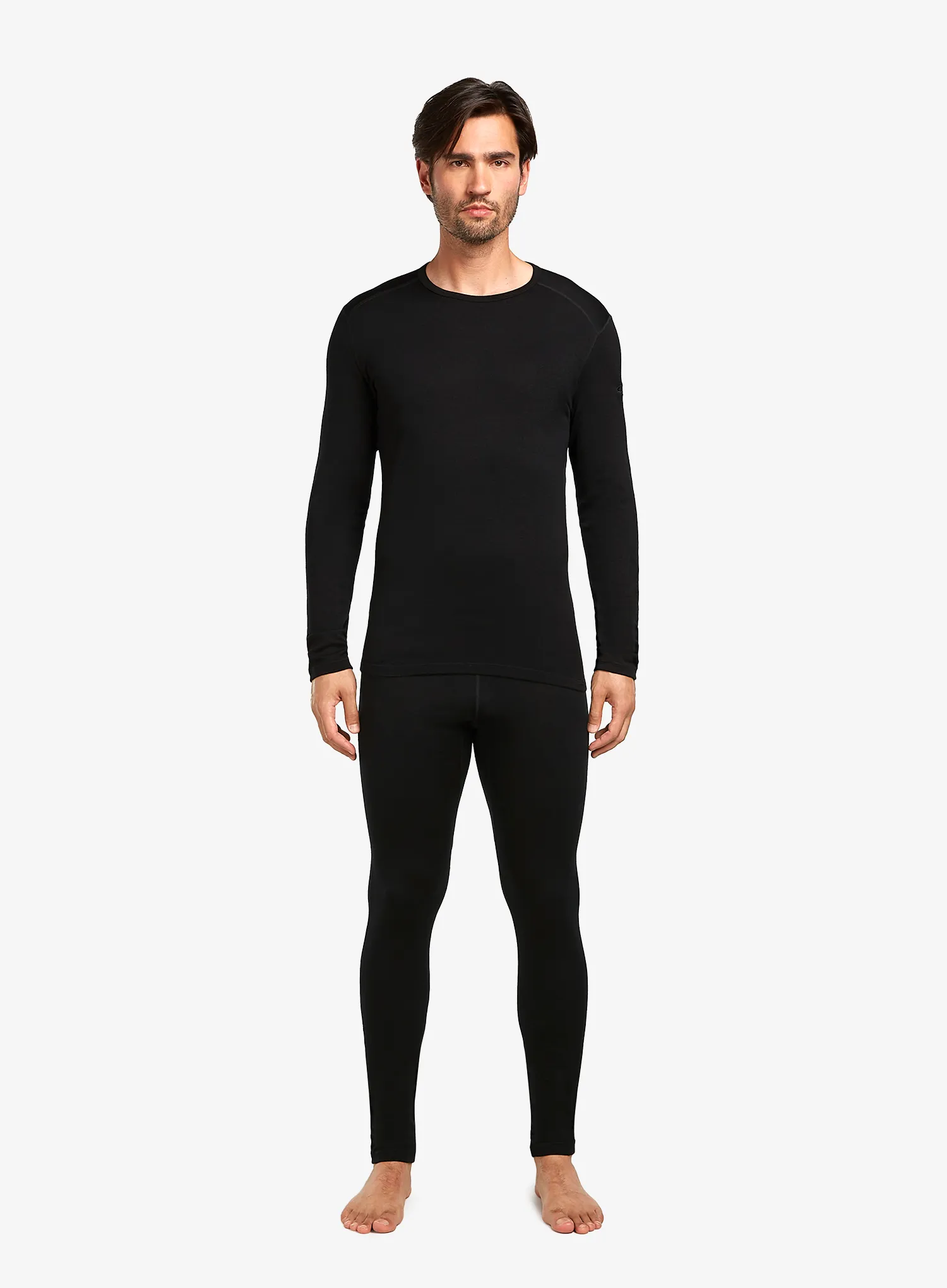 Termolegíny Icebreaker 260 Tech Leggings - black/monsoon
