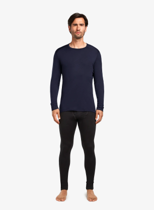 Termální legíny Icebreaker 260 Tech Leggings w/Fly - black