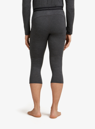 Termolegíny Icebreaker Merino 260 ZoneKnit 3/4 Leggings - jet hthr