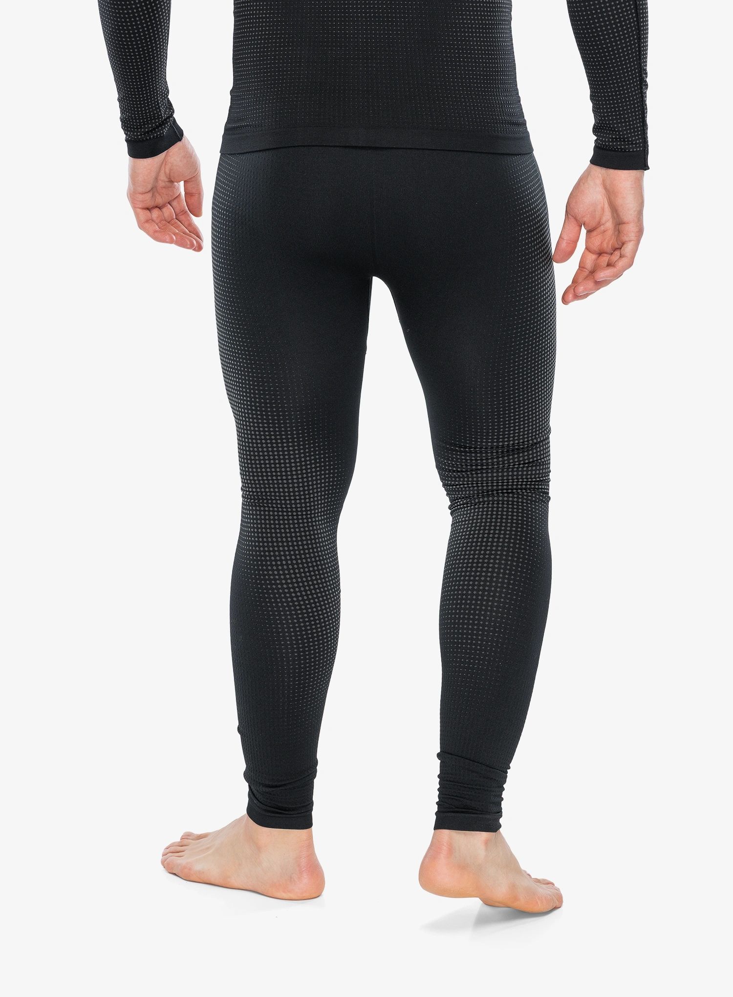 Termolegíny Odlo Performance Warm BL Bottom Long - graphite grey