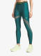 Dámské tréninkové legíny Under Armour Heatgear Mesh Legging - rack green/hyper green