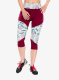 Lezecké legíny Ocun Rhea 3/4 Leggings - wine merlot