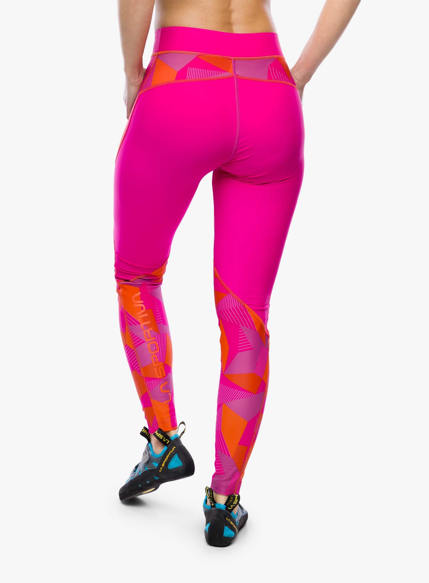 Lezecké legíny La Sportiva Dimension Tights - springtime/cherry tomato