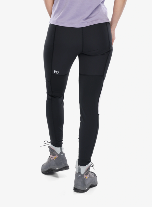 Lezecké legíny Ortovox Seceda Tights - black raven