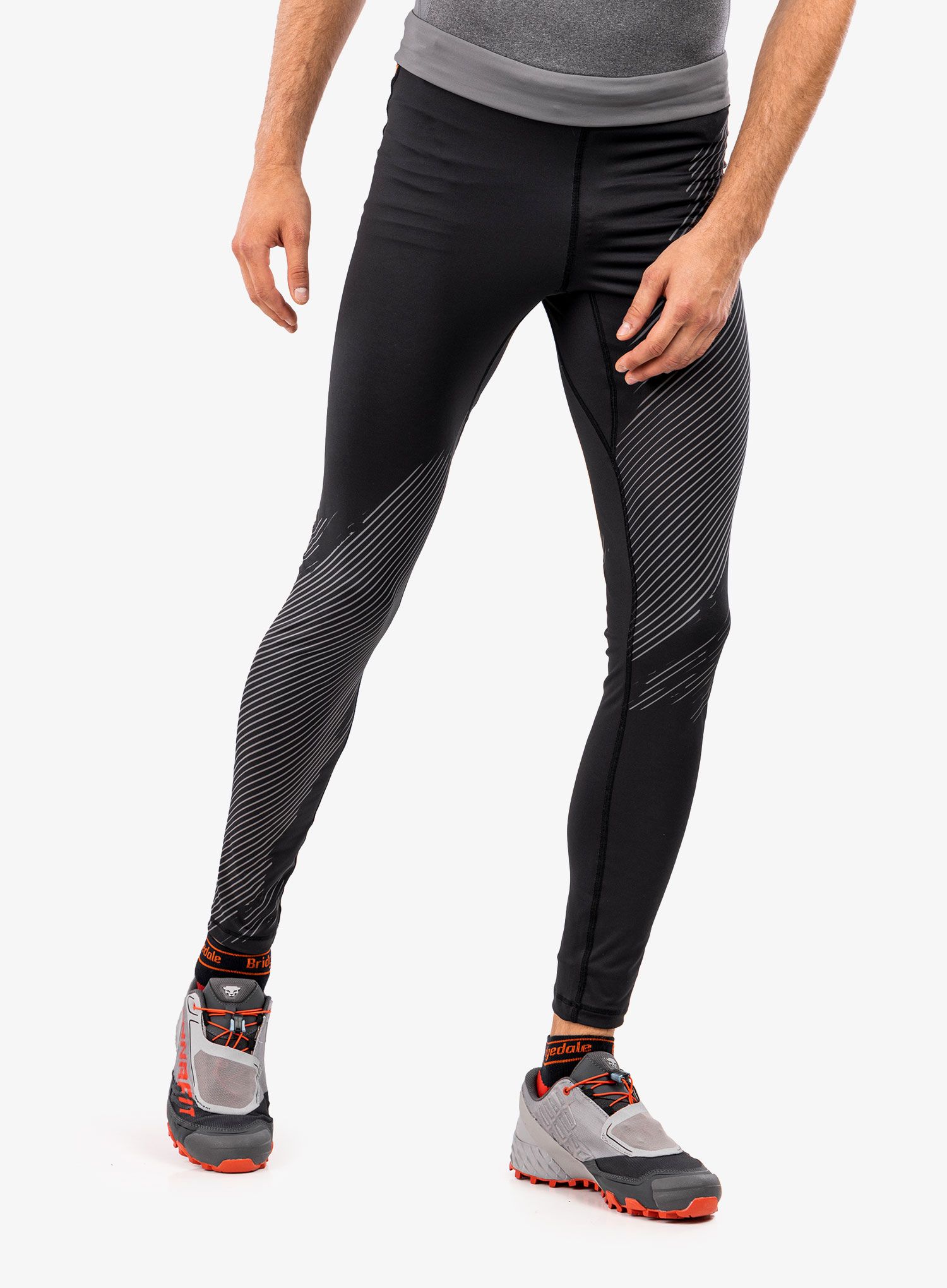 Běžecké legíny Dynafit Ultra Graphic Long Tights - black out