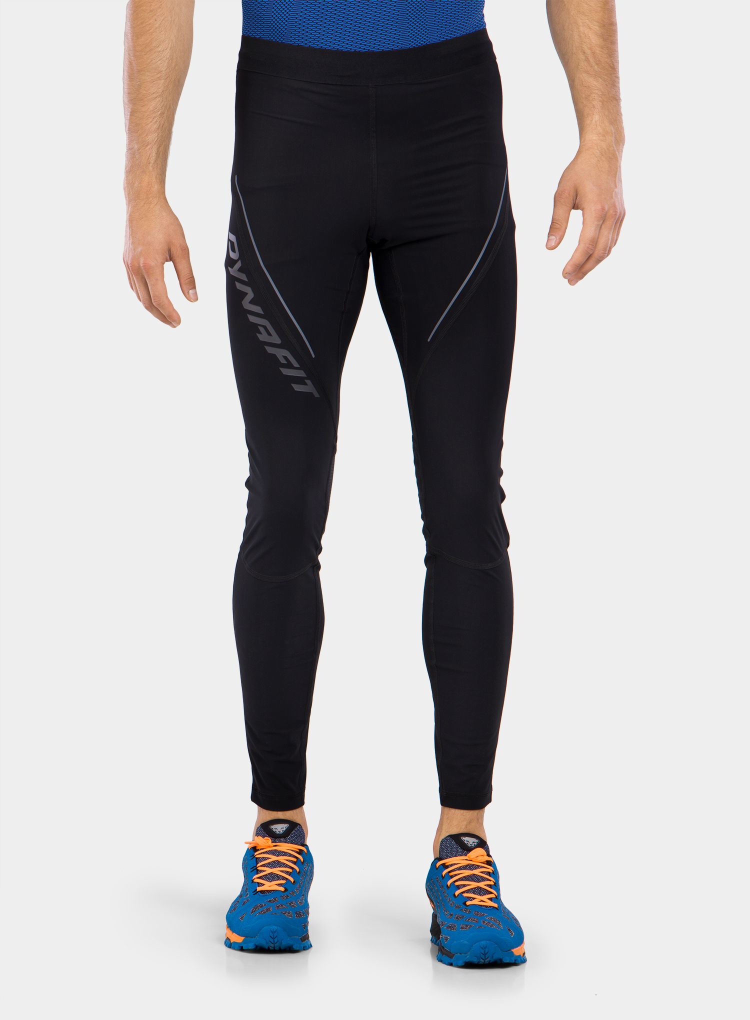 Běžecké legíny Dynafit Ultra Long Tights - black out/white